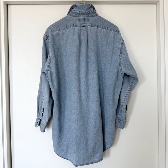 Polo by Ralph Lauren Light Blue Denim Shirt - Picture 4 of 13